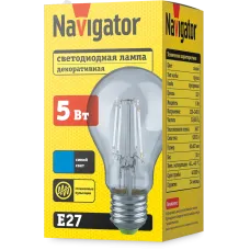 Лампа Navigator 95 136 NLL-F-A60-5-230-B-E27