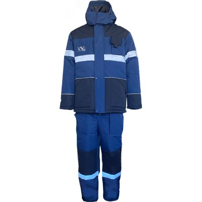 Костюм утепленный НОРДМЕН тк. Таслан, куртка, п/комбинезон, т.синий/черный, р. 52-54/182-188