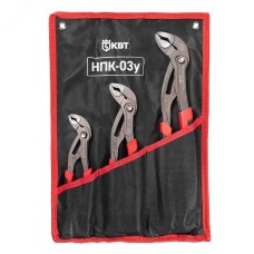 Набор переставных клещей НПК-03у с кнопочной самофиксацией