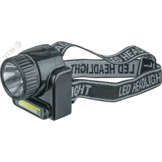 Фонарь Navigator 14 486 NPT-H20-ACCUналоб.1COB LED 3Вт+1LED 3Вт,Lead-acid 0,5 Ач
