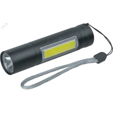 Фонарь Navigator 14 662 NPT-KC06-ACCU брелок.алюм.1LED(1Вт)+1СOB LED(3Вт),3 реж