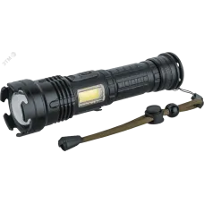 Фонарь светодиодный NPT-P06-ACCU алюминиевый профессиональный 1P70 LED 20Вт+1COB LED 2Вт li-ion 2Ач