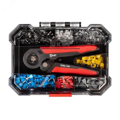 Набор втулочных наконечников НШВИ К-1490-1 в пластиковом двухъярусном органайзере