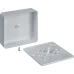 Коробка NSS-DB-100-100-25-4-WH распаячная открытого монтажа для кабель-канала 100х100х25