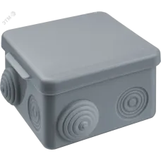 Коробка Navigator 93 247 NSS-DB-80-80-50-7-GR распаячная открытого монтажа