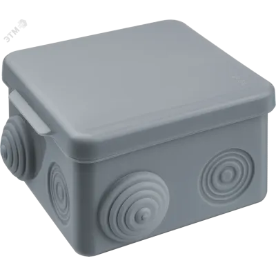 Коробка Navigator 93 247 NSS-DB-80-80-50-7-GR распаячная открытого монтажа