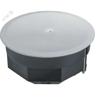 Коробка NSS-DB-HW-103-50-BL распаячная скрытого монтажа с мет. лапками и крышкой черная d103х50