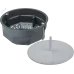 Коробка NSS-DB-HW-103-50-BL распаячная скрытого монтажа с мет. лапками и крышкой черная d103х50