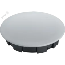 Коробка NSS-DB-SW-68-15-BL распаячная скрытого монтажа для твердых стен с крышкой черная d68х15
