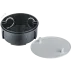 Коробка NSS-DB-SW-68-30-BL распаячная скрытого монтажа для твердых стен с крышкой черная d68х30
