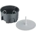 Коробка NSS-DB-SW-70-40-BL распаячная скрытого монтажа с завинчивающейся крышкой черная d70х40