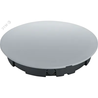 Коробка NSS-DB-SW-93-15-BL распаячная скрытого монтажа для твердых стен с крышкой черная d93х15
