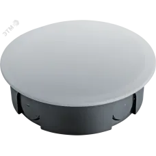 Коробка NSS-DB-SW-93-30-BL распаячная скрытого монтажа для твердых стен с крышкой черная d93х30