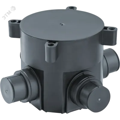 Коробка NSS-IB-SW-70-72-4-BL установочная для монолитного строительства черная d70х72