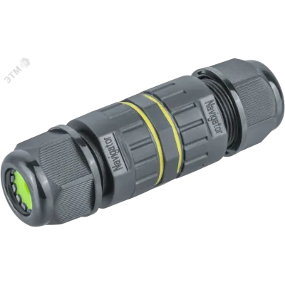 Коннектор Navigator 82 837 NTB-I02-3P-IP68 I-образный 3PIN