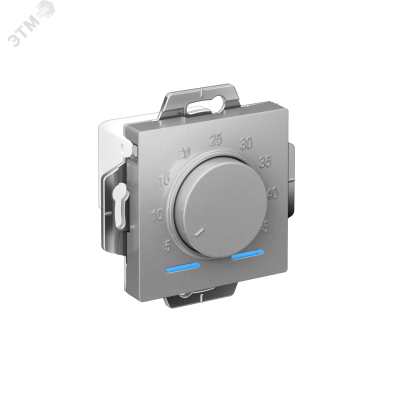 ATLASDESIGN ТЕРМОСТАТ электрон. теплого пола с датчиком, 10A, механизм, АЛЮМИНИЙ