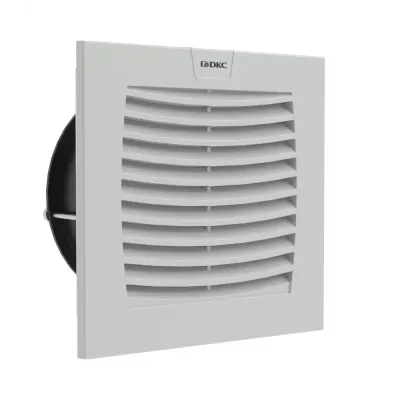 Вентилятор с фильтром ЭМС 100 м3/ч, 230В AC, 152х152 мм, IP54