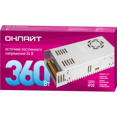 Драйвер Онлайт OD-P360-IP20-24V