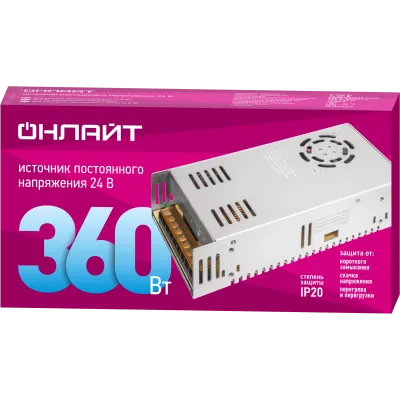 Драйвер Онлайт OD-P360-IP20-24V