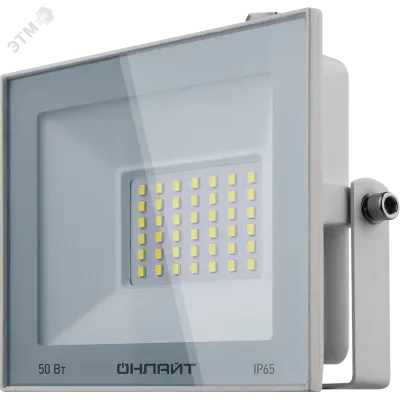 Прожектор светодиодный ДО-50w OFL-50-4K-WH-IP65-LED