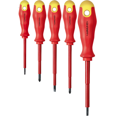 Отвёртка ОНЛАЙТ 90 355 OHT-Otd01-H5 (диэлектрическая, набор 5 шт.)