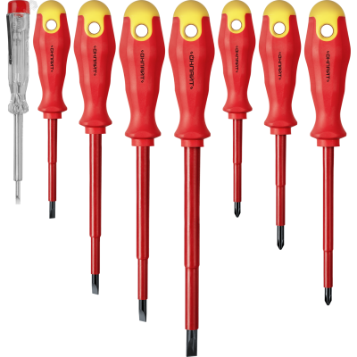Отвёртка ОНЛАЙТ 90 000 OHT-Otd01-H8 (диэлектрическая, набор 8 шт.)