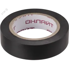 Изолента ОНЛАЙТ 71 674 OIT-B15-10/BL черная