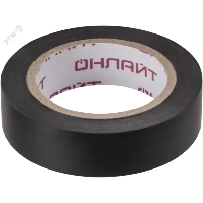 Изолента ОНЛАЙТ 71 674 OIT-B15-10/BL черная