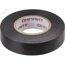 Изолента ОНЛАЙТ 71 677 OIT-B15-20/BL черная