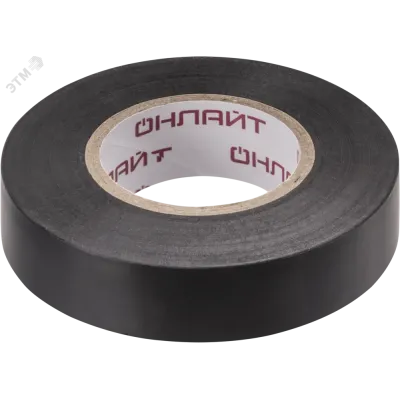 Изолента ОНЛАЙТ 71 677 OIT-B15-20/BL черная