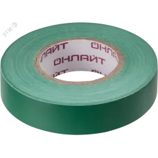 Изолента ОНЛАЙТ 71 680 OIT-B15-20/G зеленая