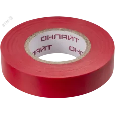 Изолента ОНЛАЙТ 71 678 OIT-B15-20/R красная