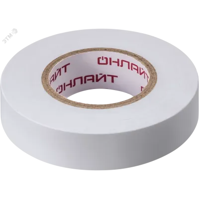 Изолента ОНЛАЙТ 71 676 OIT-B15-20/WH белая