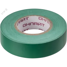Изолента ОНЛАЙТ 61 883 OIT-B19-20/G ПВХ зеленая (Китай)