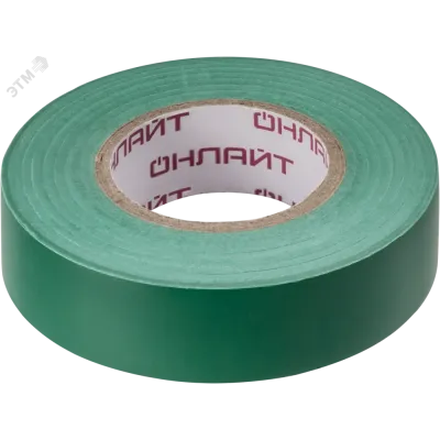 Изолента ОНЛАЙТ 61 883 OIT-B19-20/G ПВХ зеленая (Китай)
