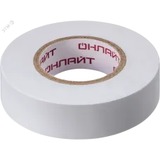 Изолента ОНЛАЙТ 71 689 OIT-B19-20/WH ПВХ белая (Китай)