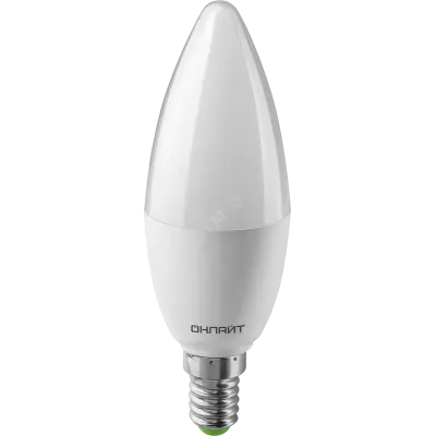 Лампа светодиодная LED 10вт Е14 дневной матовая свеча