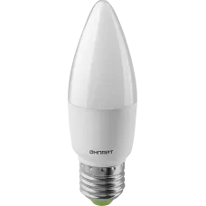 Лампа светодиодная LED 10вт Е27 дневной матовая свеча