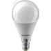Лампа светодиодная LED 8вт Е14 дневной матовый шар