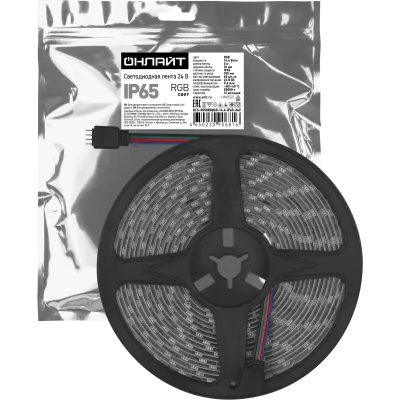 СД Лента ОНЛАЙТ 90 681 OLS-5050RGB60-14.4-IP65-24V