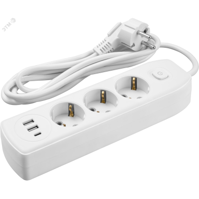 Удлинитель ОНЛАЙТ 90 839 OPE-USB-03-300-ESC-3x1