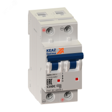 Выключатель автоматический двухполюсный 40А C 10кА DC OptiDin BM63-2C40-DC-УХЛ3-РЕГ