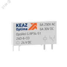 Реле промежуточное OptiRel G RP34-51-24D-6-CO-S