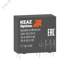 Реле промежуточное OptiRel G RP40-61-12D-16-CO-S