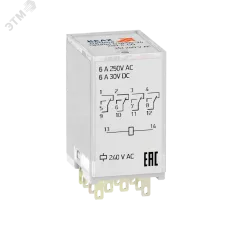 Реле промежуточное OptiRel G RP55-34-220D-6-CO