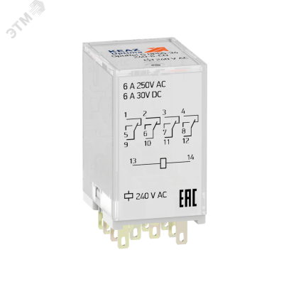 Реле промежуточное OptiRel G RP55-32-240-12-CO/TI