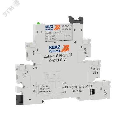 Модуль релейный OptiRel G RM38-51-24D-6-V-CO