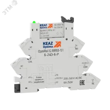 Модуль релейный OptiRel G RM38-61-220-240U-6-P-CO