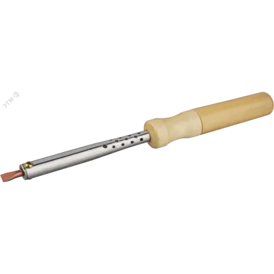 Паяльник ОНЛАЙТ 90 198 OSE-Pes05-100W-CP (дерево, клин прямой)