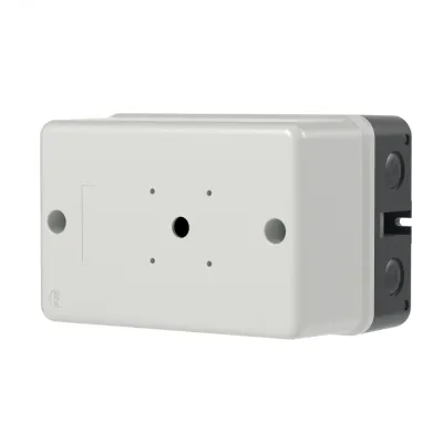 Пластиковый бокс для DMP32 с красной ручкой типа IP65 кабельные вводы 2хM25 сверху и снизу, 2хM20 с тыльной стороны